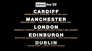 Oasis Live 25  UK amp Ireland Official Trailer [upl. by Adidnac611]