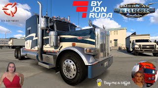 American Truck Simulator 152 Peterbilt 389 Glider v65 by Jon Ruda 152  DLCs amp Mods [upl. by Efal]