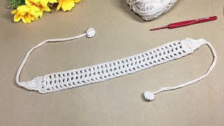 Easy crochet Headband tutorial  Beginner Friendly [upl. by Enitnemelc761]