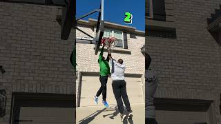 Dunking 3 times for 1 MILLION SUBS 😳 shorts [upl. by Brande]