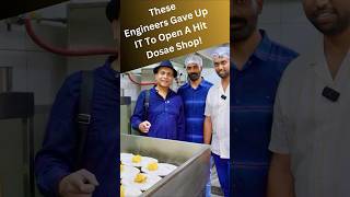 These Engineers Opened A Hit Idli Dosa Shop foodvlog bengaluru streetfood dosa idli startup [upl. by Sinnej]