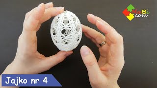 Szydełkowe jajko Wielkanocne nr 4Crochet Easter egg No 4 [upl. by Muiram]