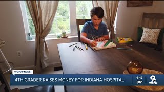 Indiana fourth grader raises money for hospital [upl. by Archie]