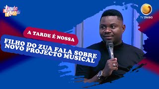 Filho do zua apresenta novo videoclip musical  A tarde é nossa TV ZIMBO [upl. by Sinaj]