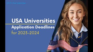 Spring January Intake in USA 2024 Deadline amp Universities  India [upl. by Attlee]