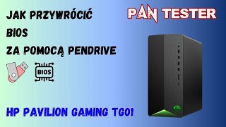 Jak przywrócić BIOS za pomocą pendrive  HP Pavilion Gaming TG01  PORADNIK [upl. by Manley269]