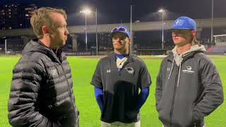 Marymount Baseball Postgame vs HampdenSydney Kevin Knoess and Owen Mead [upl. by Eey694]