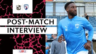 INTERVIEW  Chey Dunkley postPort Vale A [upl. by Martelle539]