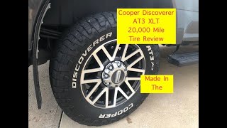 Cooper Discoverer AT3 XLT 20000 Mile Review Cooper TireReview [upl. by Lodi887]