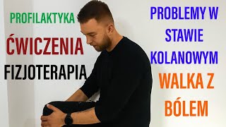 STAW KOLANOWY  PROBLEMY Z CHODZENIEM ENDOPROTEZA REGENERACJA FIZJOTERAPEUTA PRZEDSTAWIA Ä†WICZENIA [upl. by Edbert]