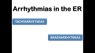 Management of arrhythmias in the ER Dr Sherif Altoukhy [upl. by Okim]