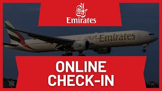 How to Emirates Online Check In [upl. by Anitahs45]