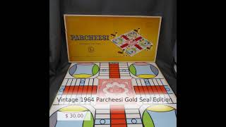 Vintage 1964 Parcheesi Gold Seal Edition [upl. by Averat]