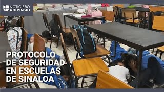 Niños de primaria toman medidas de seguridad para protegerse de próximas balaceras en las escuelas [upl. by Denis]