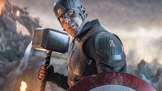 Captain America Lifts Thors Hammer Mjolnir Scene  AVENGERS 4 ENDGAME 2019 Movie Clip [upl. by Atinahc]