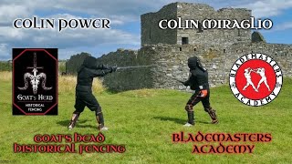 HEMA Longsword Sparring Colin vs Colin [upl. by Pliske]