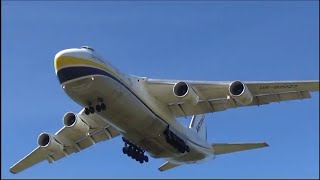 GRAVAMOS O POUSO DO GIGANTESCO ANTONOV NO MEIO DA GALERA  QUE FOI AO DELÍRIO  EM CAMPINAS [upl. by Ahsetal222]