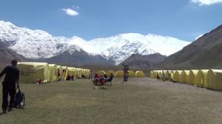 Lenin Peak 7134m Pamir Expeditions Base Camps [upl. by Walford]