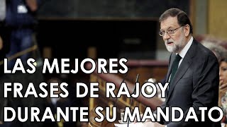 Las mejores frases de Rajoy durante su mandato  VERNE [upl. by Ahsratan257]