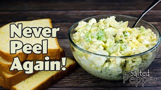 Easy Egg Salad  No Peeling the Eggs [upl. by Airdnaxila]