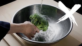 Many people mistakenly how to wash the broccoli  Cooking Tips for Beginners [upl. by Darcy]