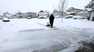 Red Deer Driveway cleaning [upl. by Calise]