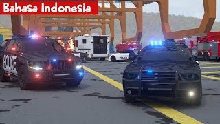 Mobil Polisi Sersan Cooper bag2  bahasa indonesia   Real City Heroes RCH  Videos For Children [upl. by Eux552]