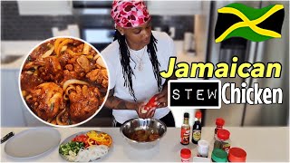 HOW TO MAKE JAMAICAN BROWN STEW CHICKEN  COOKING WITH PRINCE [upl. by Horgan]