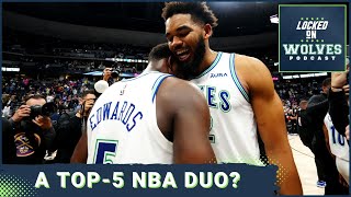 Are Minnesota Timberwolves stars Anthony Edwards and KarlAnthony Towns a top5 NBA duo [upl. by Litsyrk]