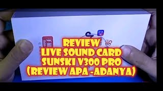 REVIEW SUNSKI V300 PRO DENGAN MENGGUNAKAN MIC HARGA 10 Ribuan [upl. by Nilrah854]