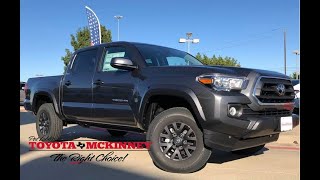 2020 TOYOTA Tacoma SR5 Double Cab 2WD in Magnetic Gray walk around at Pat Lobb Toyota of Mckinney [upl. by Armelda]