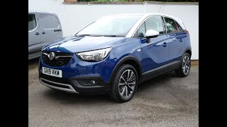 2019 Vauxhall Crossland X 12T 110 Elite Nav Start Stop Auto Virtual Tour  Walkaround  Review [upl. by Beisel]