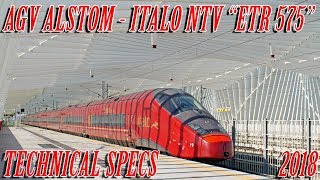 L AGV e gli ETR 575 Italo di NTV [upl. by Bree608]