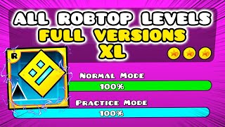 Geometry Dash ALL Full Version Levels 1  21 [upl. by Readus]