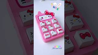 DIY Hello kitty popup calculator shorts tonniartandcraft craft love art [upl. by Odlabu]