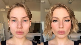 Egirl Makeup Tutorial  How to Make Fake Freckles shorts [upl. by Annemarie660]