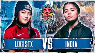 BGirl India vs BGirl Logistx  Final  Red Bull BC One World Final 2022 New York [upl. by Kcinnay]