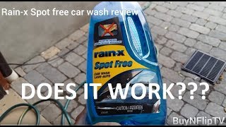 REVIEW RainX Spot Free Car Wash [upl. by Nabois]