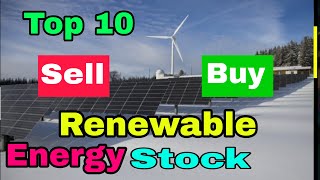 Top 10 Renewable Energy Stock for Your Portfolio ✅ [upl. by Ynos]