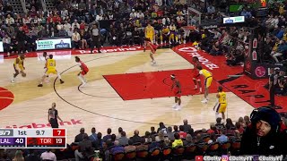 RAPTORS IS THE WORST TEAM IN THE NBA Lakers vs Raptors Full Highlights reaction [upl. by Schwenk]