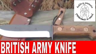 British Army Survival Knife Modification Sheath Adaptation and matching Ferro rod [upl. by Ajna]