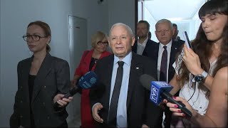 Kaczyński porównał partię do drzewa quotNiektóre gałęzie trzeba odciąćquot [upl. by Gertie]