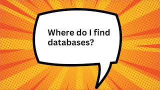 Contents of databases [upl. by Ferrand151]