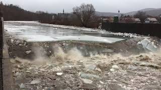 Ice jam breaking up  981701 [upl. by Tema]