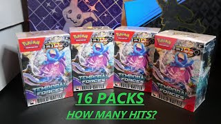 4 Temporal Forces Pokémon Prerelease Build amp Battle Boxes 16 Packs pokemon tcg [upl. by Johnson86]