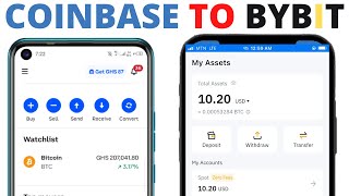 How to Transfer Crypto From CoinBase to ByBit 2023 [upl. by Auvil]