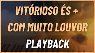 VITORIOSO ÉS  COM MUITO LOUVOR  AGNUS DEI  MEDLEYPLAYBACK LEGENDADO No PIANO  GABI SAMPAIO  🎤🎹 [upl. by Odnama]