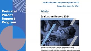 Supported From the Start  A Regional Perinatal Parent Support Program [upl. by Caraviello]