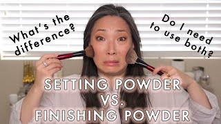 Setting Powders vs Finishing Powders [upl. by Nothgierc]