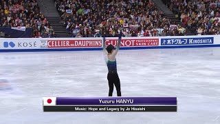 Yuzuru Hanyu JPN  Men Free Skating  2017 ISU World Figure Skating Championships Helsinki FIN [upl. by Imak]